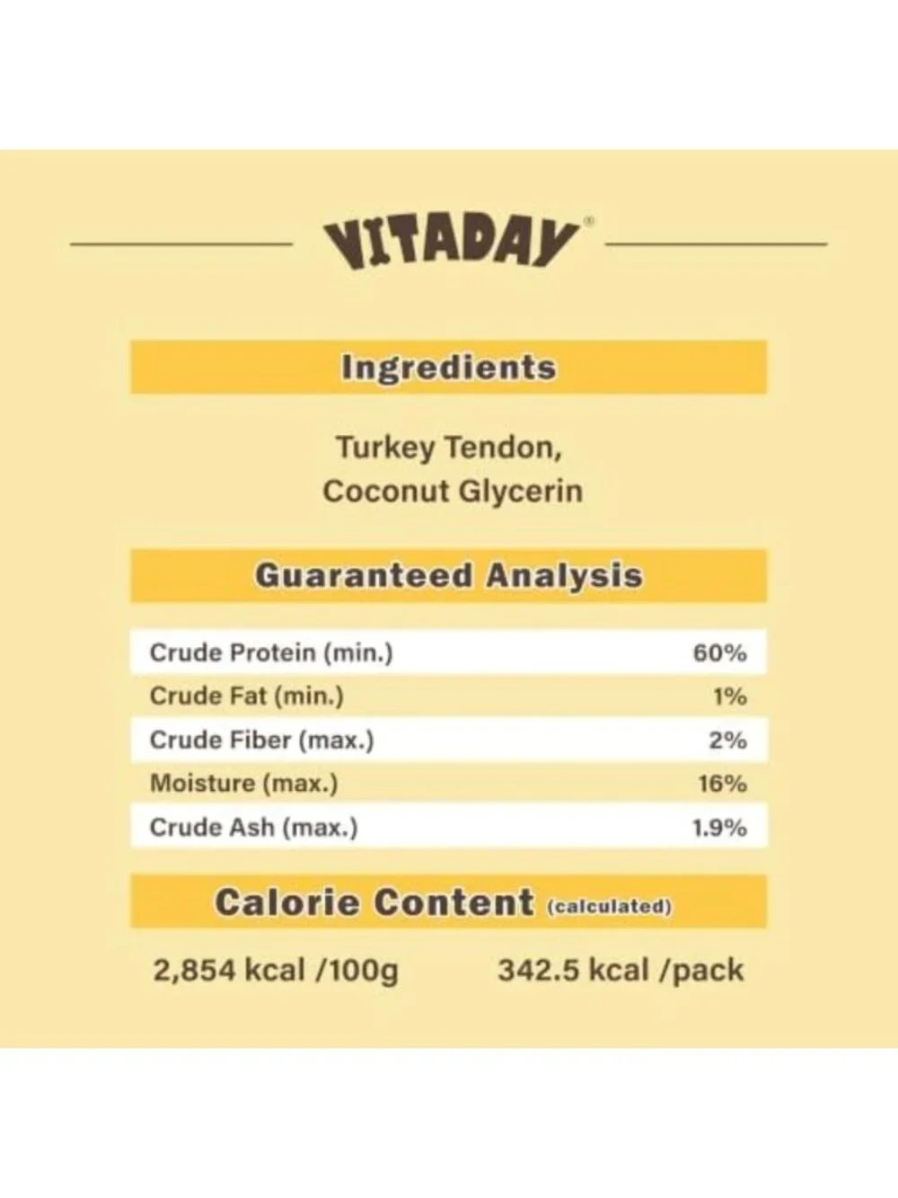 Natural Turkey Tendon Dog Chews, USA-Sourced, Small Rings, 20 Count (2 Pack)